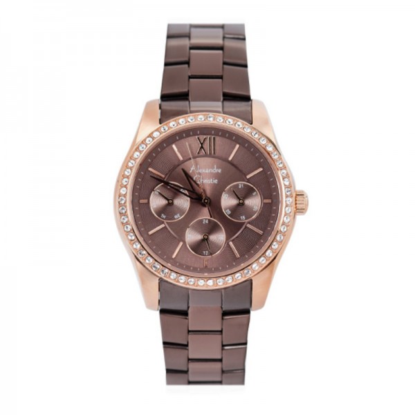 Alexandre Christie AC 2827 Rosegold Brown BFBROBO